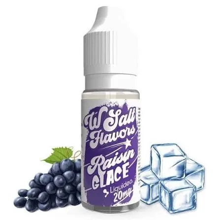 W salt Raisin glacé - Liquideo Sel 20mg 10ml