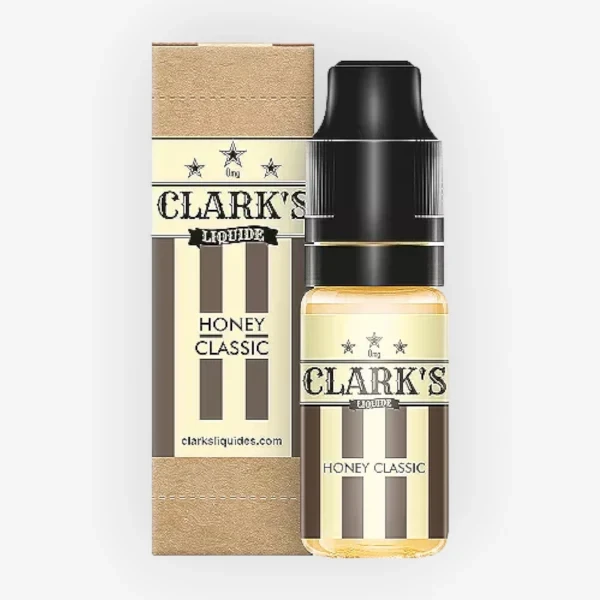 Honey Classic Clark's Liquide 10ml 12mg - Exotika Vape Shop Madagascar